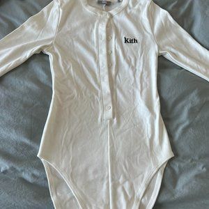 Kith Long Sleeve Bodysuit Cream